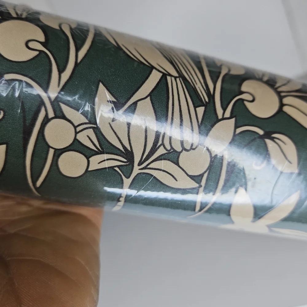 Timeet Green Floral WallpaperPeel & Stick Wallpaper Cute 16.14'x393.7